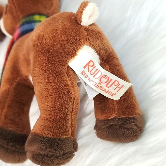 Christmas Rudolph the Red Nosed Sings Reindeer Stocking Stuffer Stuffed Animal - Picture 9 of 15